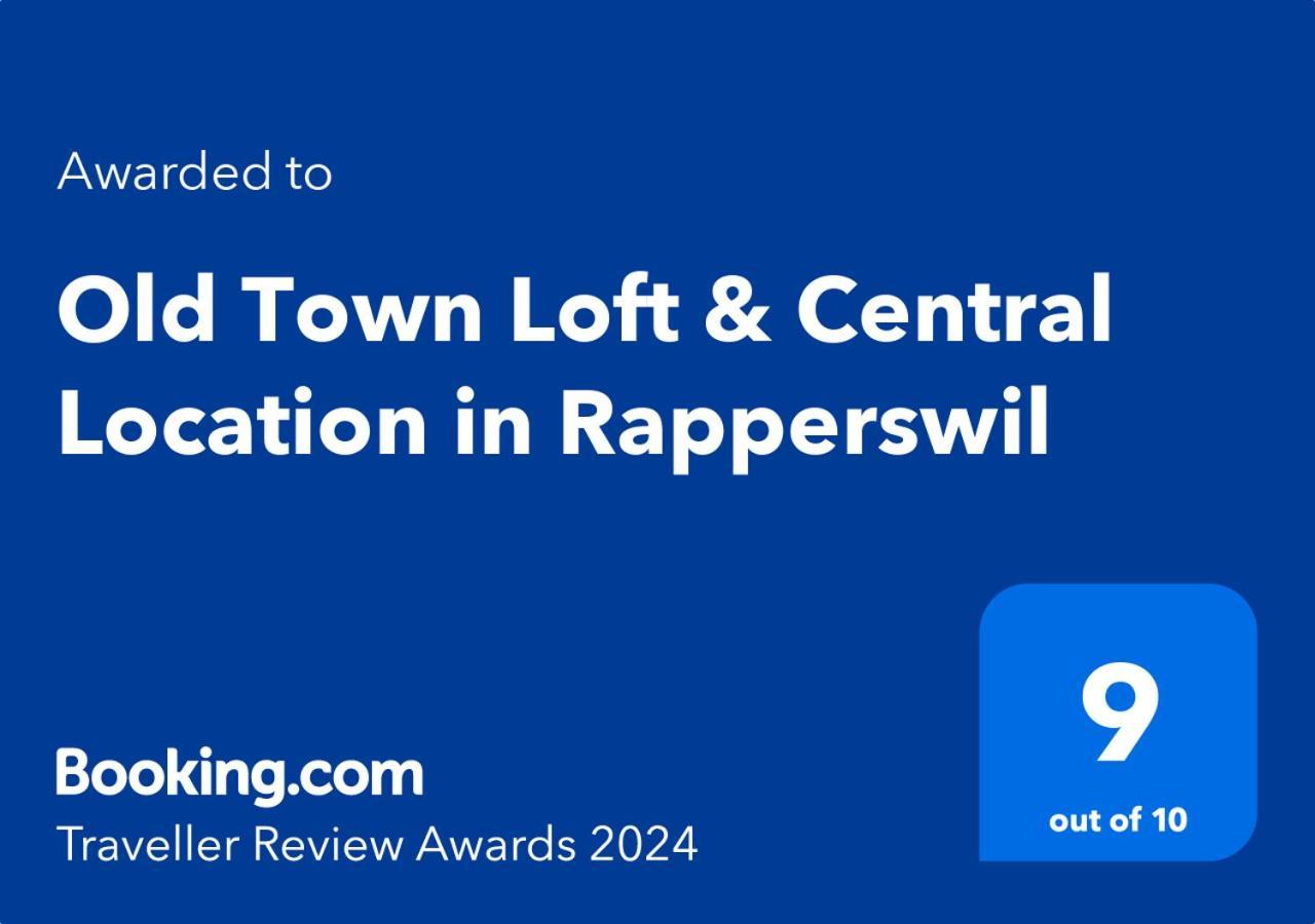 Old Town Loft & Central Location In Rapperswil Kültér fotó